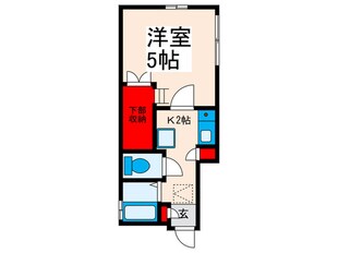 カトレアハイツの物件間取画像